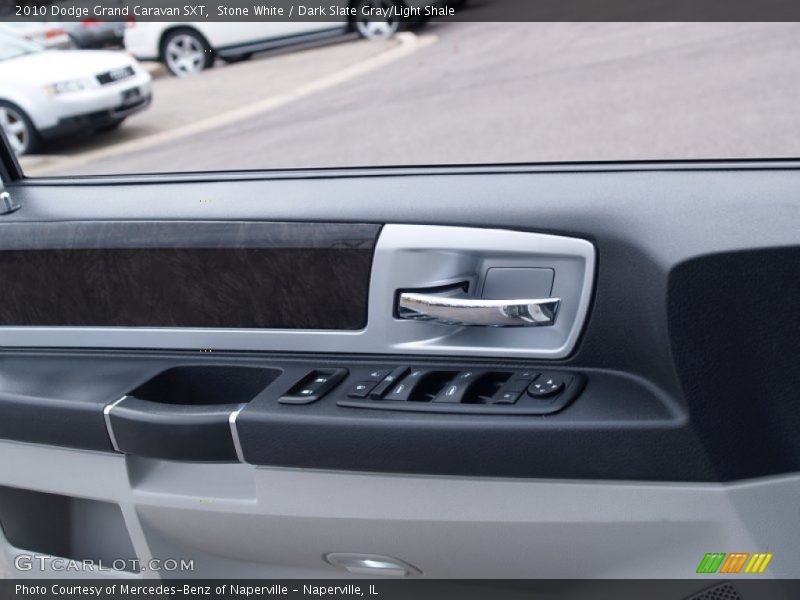 Stone White / Dark Slate Gray/Light Shale 2010 Dodge Grand Caravan SXT