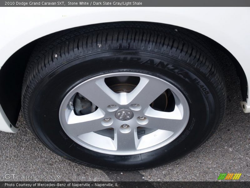Stone White / Dark Slate Gray/Light Shale 2010 Dodge Grand Caravan SXT