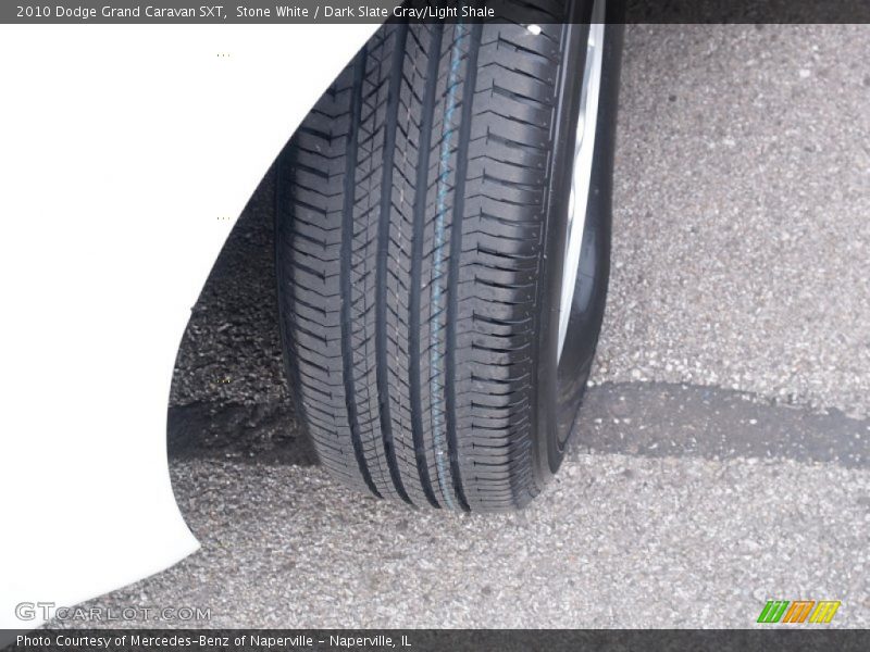 Stone White / Dark Slate Gray/Light Shale 2010 Dodge Grand Caravan SXT