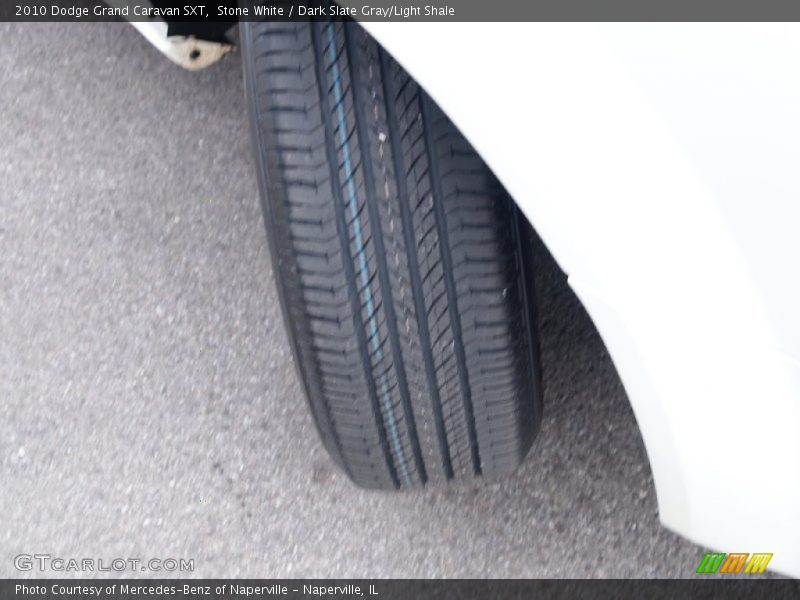 Stone White / Dark Slate Gray/Light Shale 2010 Dodge Grand Caravan SXT