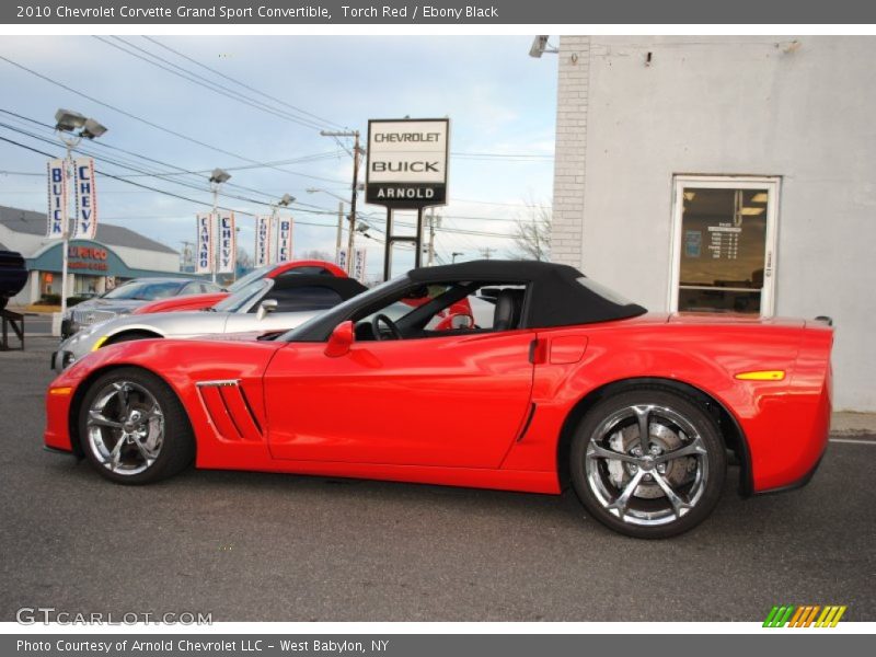 Torch Red / Ebony Black 2010 Chevrolet Corvette Grand Sport Convertible