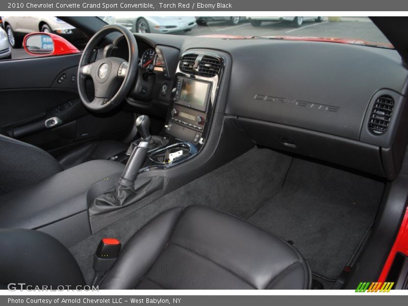 Dashboard of 2010 Corvette Grand Sport Convertible
