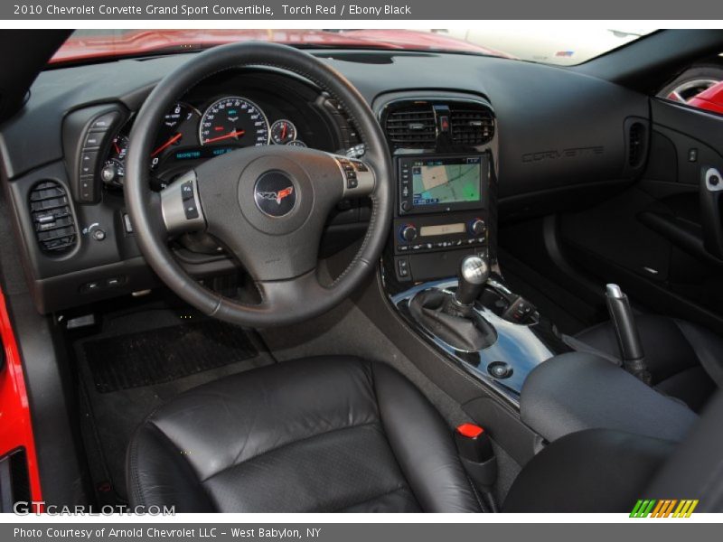 Dashboard of 2010 Corvette Grand Sport Convertible