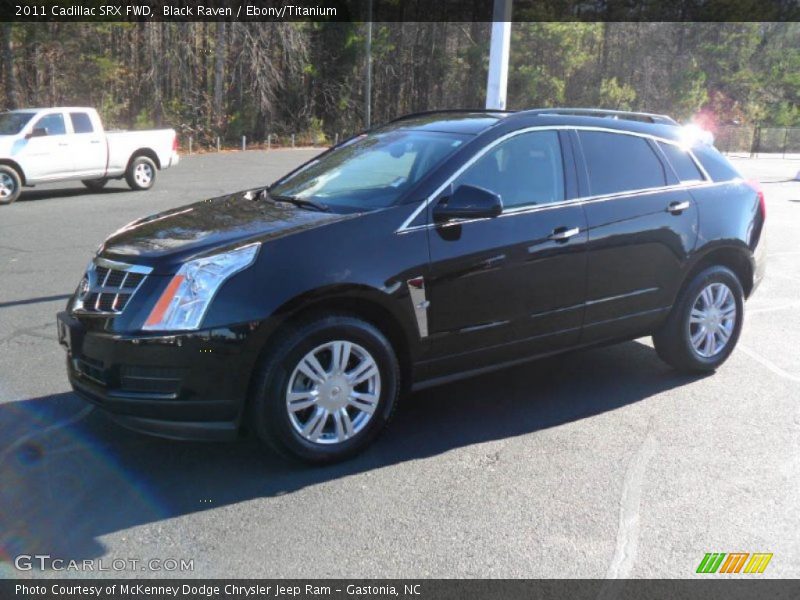 Black Raven / Ebony/Titanium 2011 Cadillac SRX FWD