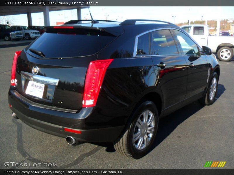 Black Raven / Ebony/Titanium 2011 Cadillac SRX FWD