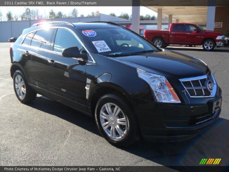 Black Raven / Ebony/Titanium 2011 Cadillac SRX FWD