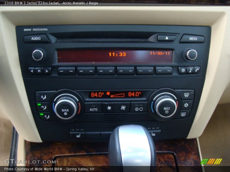 Arctic Metallic / Beige 2008 BMW 3 Series 328xi Sedan