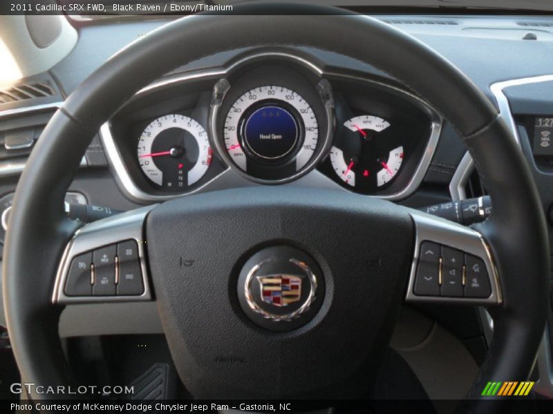 Black Raven / Ebony/Titanium 2011 Cadillac SRX FWD