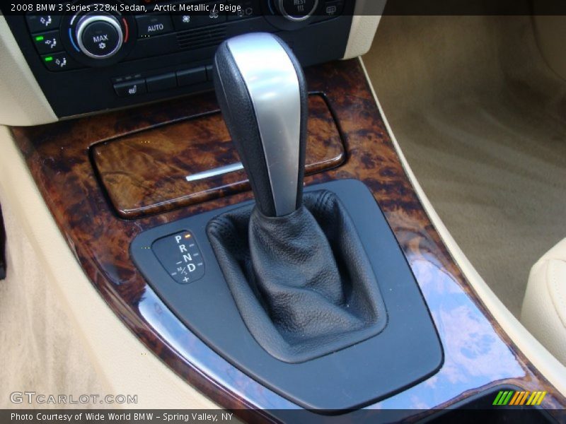 Arctic Metallic / Beige 2008 BMW 3 Series 328xi Sedan