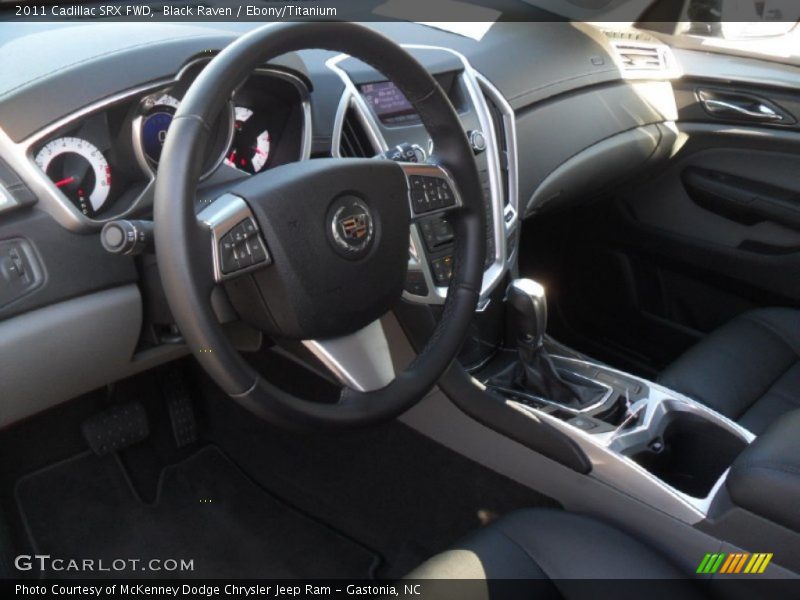Black Raven / Ebony/Titanium 2011 Cadillac SRX FWD