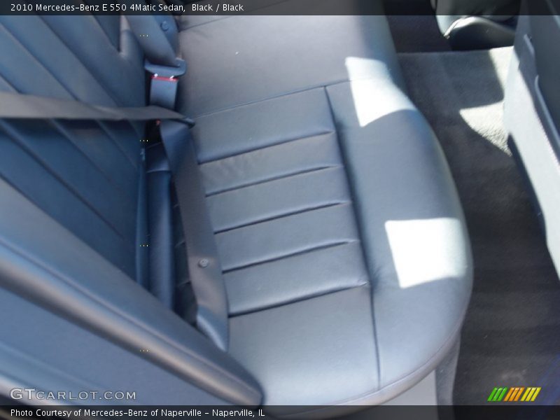 Black / Black 2010 Mercedes-Benz E 550 4Matic Sedan