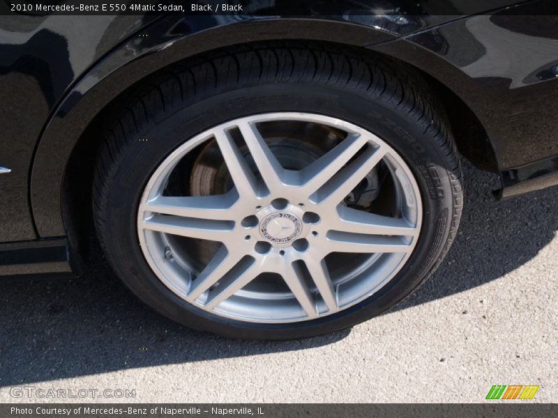 Black / Black 2010 Mercedes-Benz E 550 4Matic Sedan