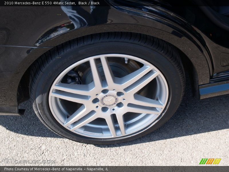 Black / Black 2010 Mercedes-Benz E 550 4Matic Sedan