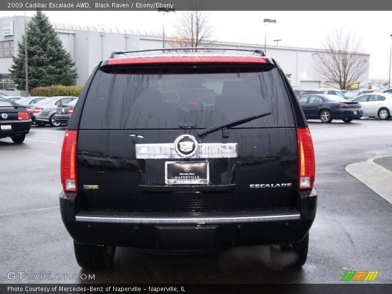 Black Raven / Ebony/Ebony 2009 Cadillac Escalade AWD