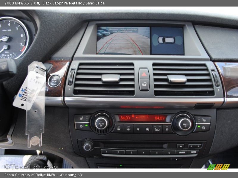 Black Sapphire Metallic / Sand Beige 2008 BMW X5 3.0si