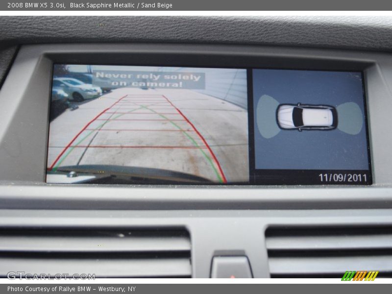 Black Sapphire Metallic / Sand Beige 2008 BMW X5 3.0si