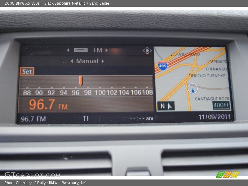 Black Sapphire Metallic / Sand Beige 2008 BMW X5 3.0si