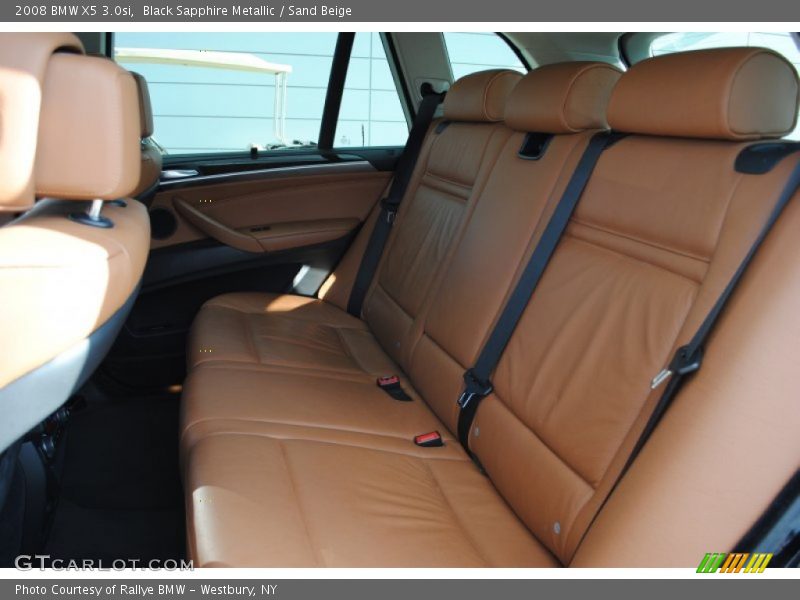 Black Sapphire Metallic / Sand Beige 2008 BMW X5 3.0si