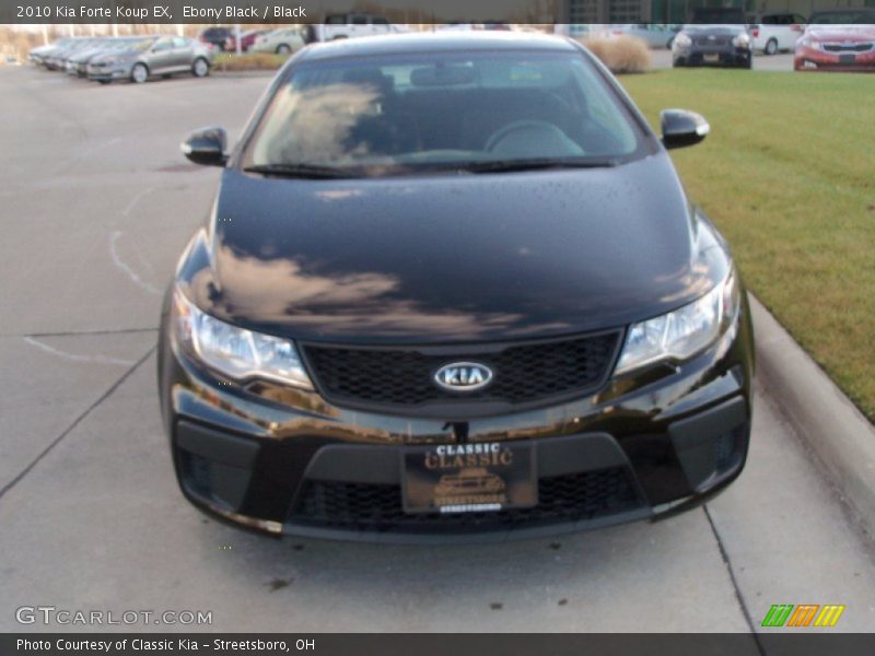 Ebony Black / Black 2010 Kia Forte Koup EX