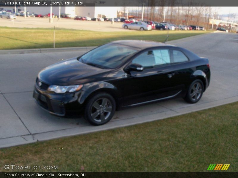 Ebony Black / Black 2010 Kia Forte Koup EX