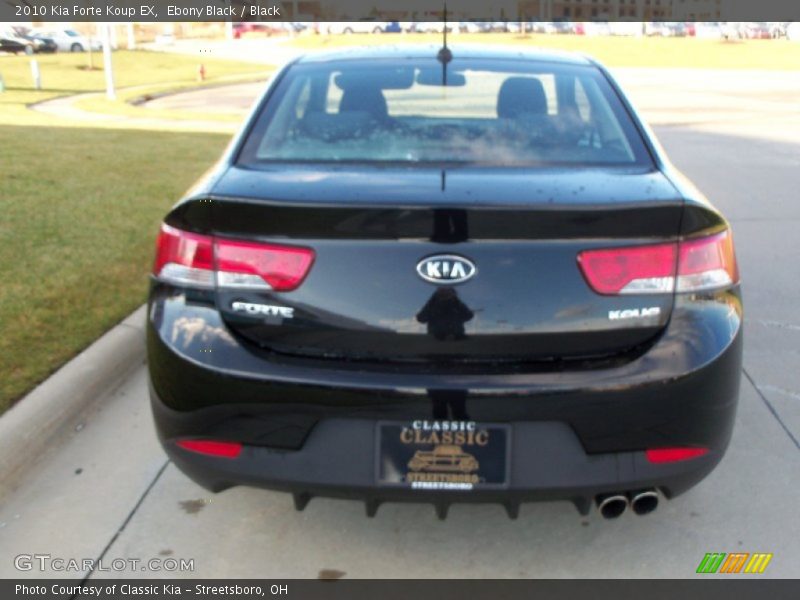 Ebony Black / Black 2010 Kia Forte Koup EX