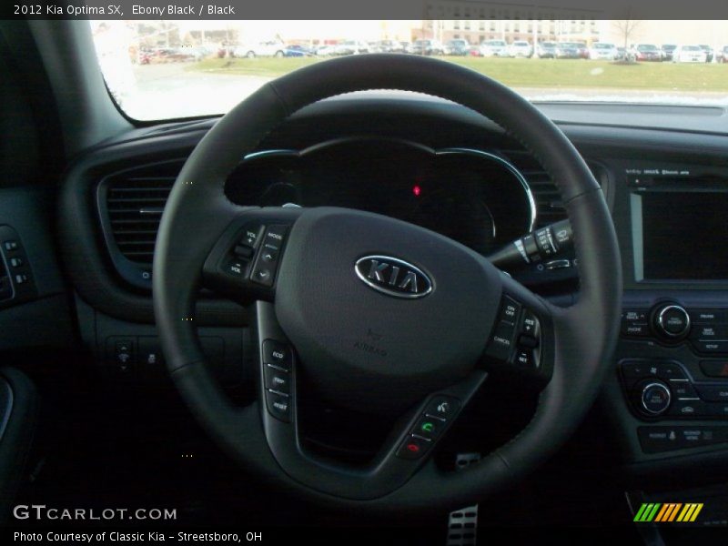 Ebony Black / Black 2012 Kia Optima SX