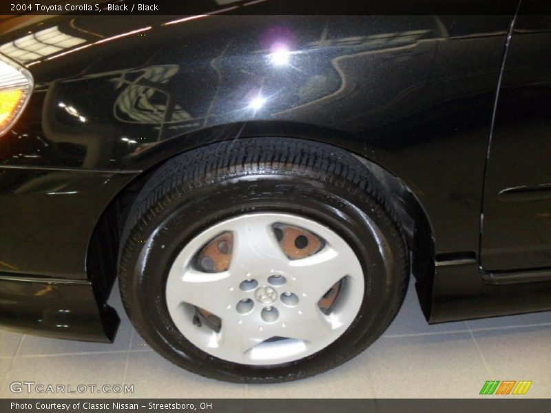 Black / Black 2004 Toyota Corolla S