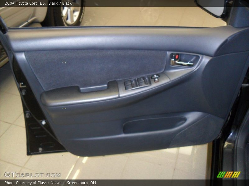Black / Black 2004 Toyota Corolla S