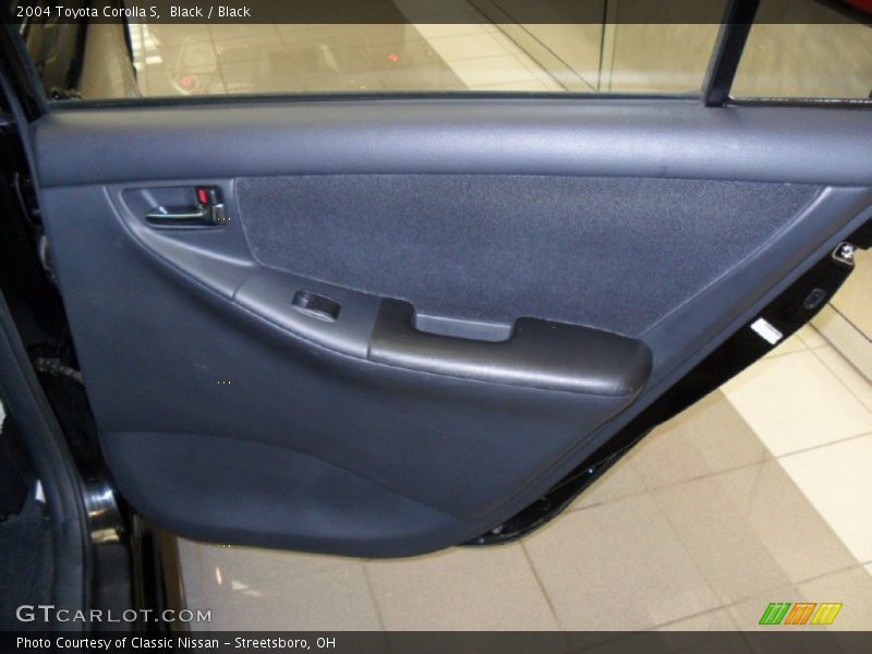 Black / Black 2004 Toyota Corolla S