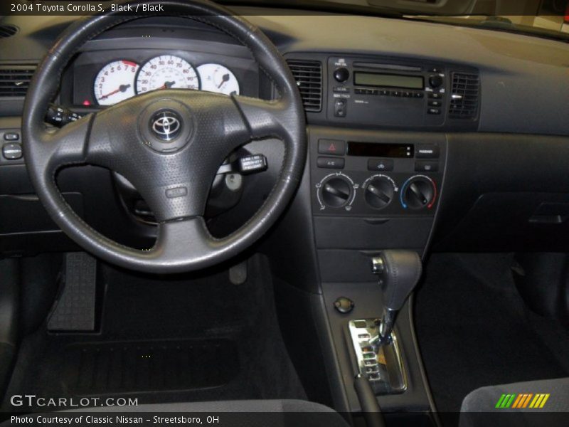 Black / Black 2004 Toyota Corolla S
