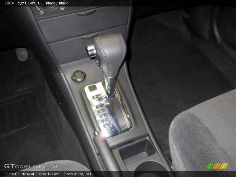 Black / Black 2004 Toyota Corolla S