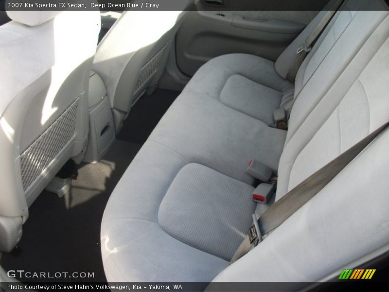 Deep Ocean Blue / Gray 2007 Kia Spectra EX Sedan