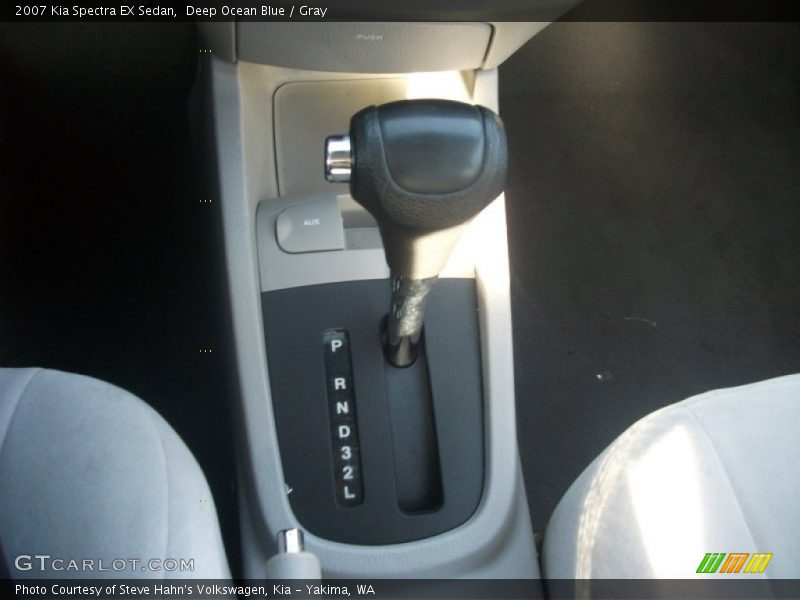 Deep Ocean Blue / Gray 2007 Kia Spectra EX Sedan
