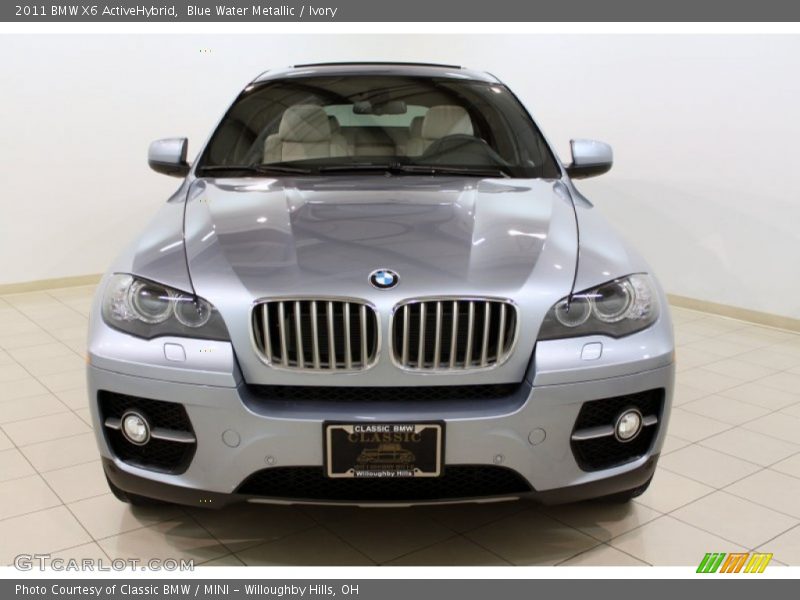 Blue Water Metallic / Ivory 2011 BMW X6 ActiveHybrid