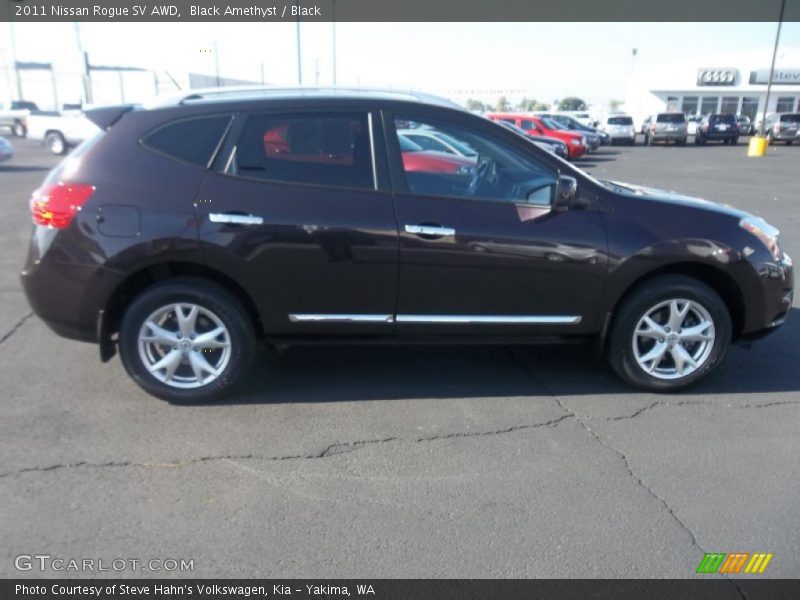 Black Amethyst / Black 2011 Nissan Rogue SV AWD