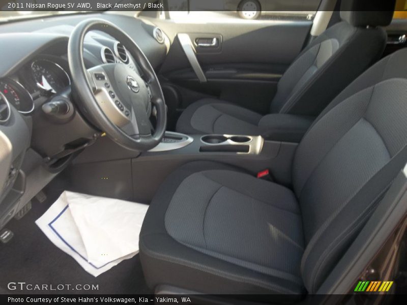 Black Amethyst / Black 2011 Nissan Rogue SV AWD
