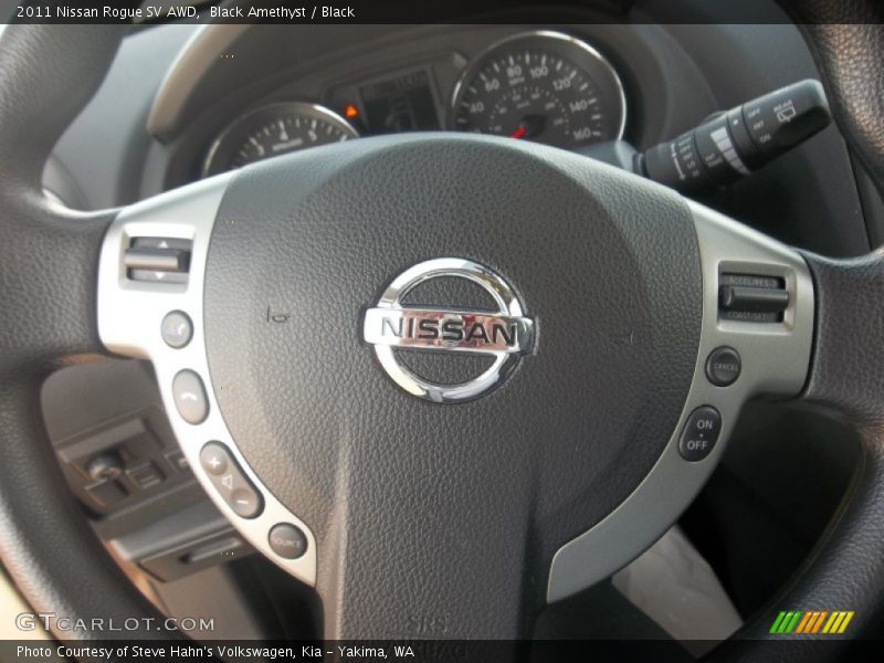 Black Amethyst / Black 2011 Nissan Rogue SV AWD