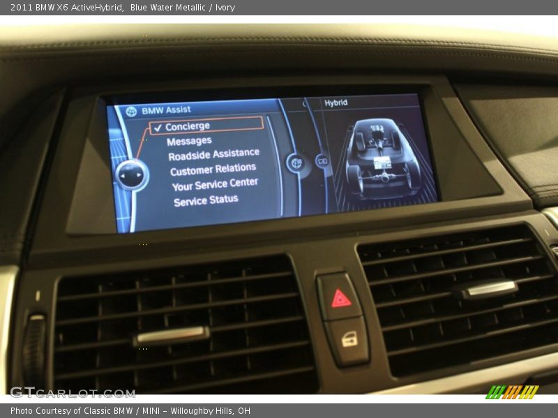 Controls of 2011 X6 ActiveHybrid