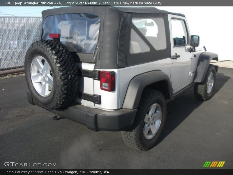 Bright Silver Metallic / Dark Slate Gray/Medium Slate Gray 2008 Jeep Wrangler Rubicon 4x4