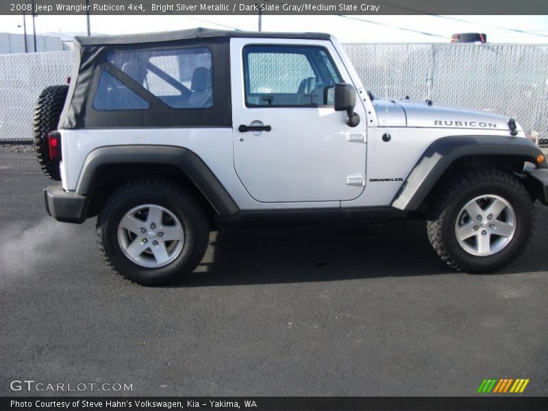 Bright Silver Metallic / Dark Slate Gray/Medium Slate Gray 2008 Jeep Wrangler Rubicon 4x4