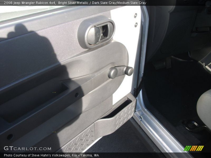Bright Silver Metallic / Dark Slate Gray/Medium Slate Gray 2008 Jeep Wrangler Rubicon 4x4