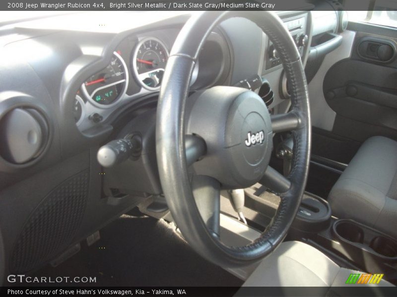 Bright Silver Metallic / Dark Slate Gray/Medium Slate Gray 2008 Jeep Wrangler Rubicon 4x4