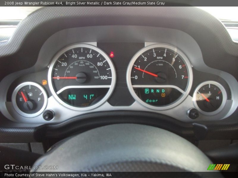  2008 Wrangler Rubicon 4x4 Rubicon 4x4 Gauges