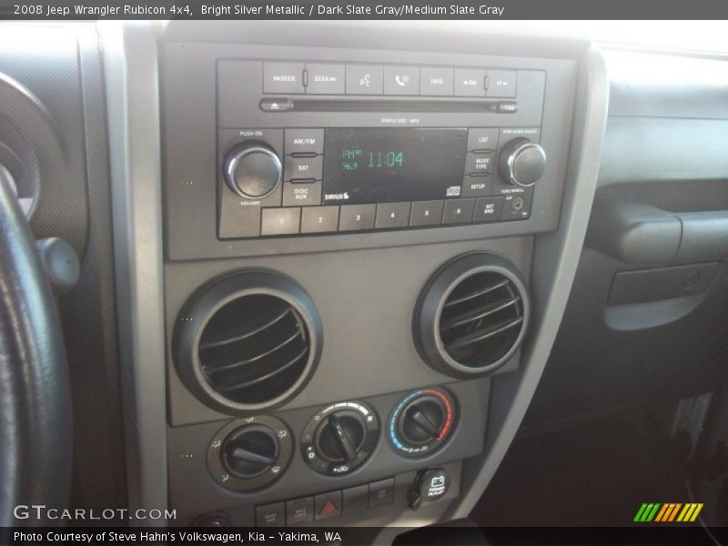 Bright Silver Metallic / Dark Slate Gray/Medium Slate Gray 2008 Jeep Wrangler Rubicon 4x4