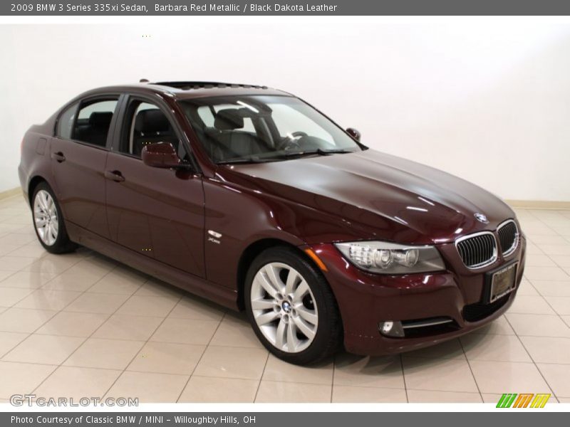 Barbara Red Metallic / Black Dakota Leather 2009 BMW 3 Series 335xi Sedan