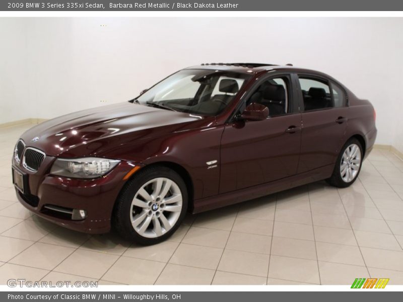 Barbara Red Metallic / Black Dakota Leather 2009 BMW 3 Series 335xi Sedan