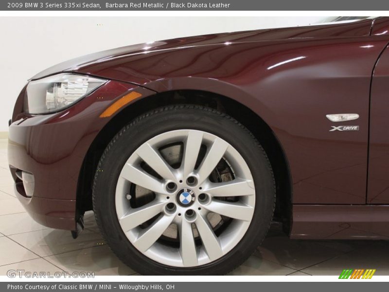 Barbara Red Metallic / Black Dakota Leather 2009 BMW 3 Series 335xi Sedan