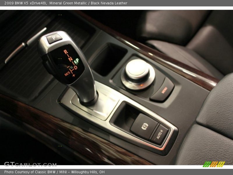 Mineral Green Metallic / Black Nevada Leather 2009 BMW X5 xDrive48i