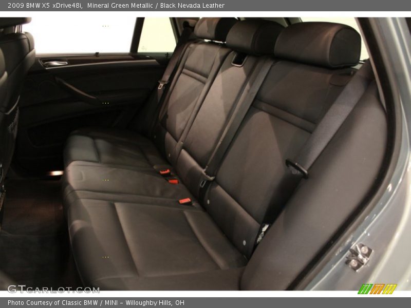 Mineral Green Metallic / Black Nevada Leather 2009 BMW X5 xDrive48i