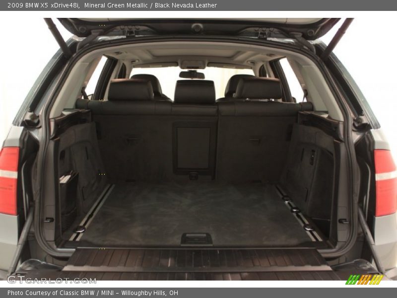 Mineral Green Metallic / Black Nevada Leather 2009 BMW X5 xDrive48i